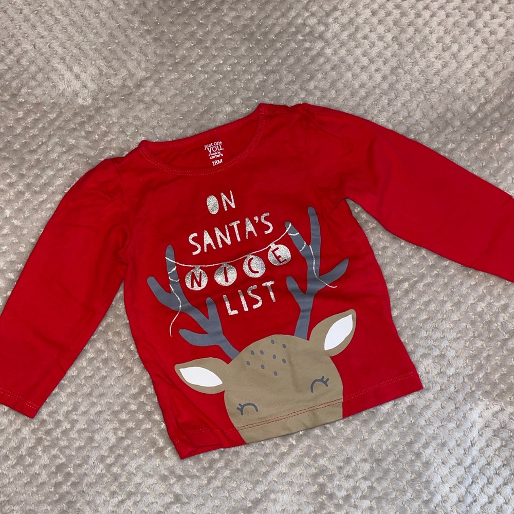 Just One You Reindeer 18M On Santa’s Nice List Top
